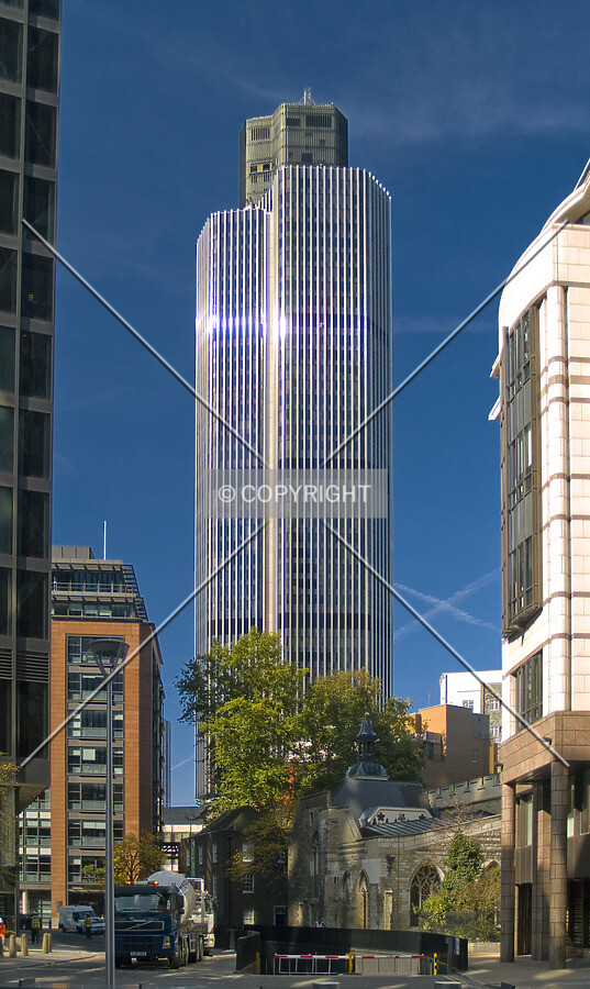 View west from St. Mary Axe