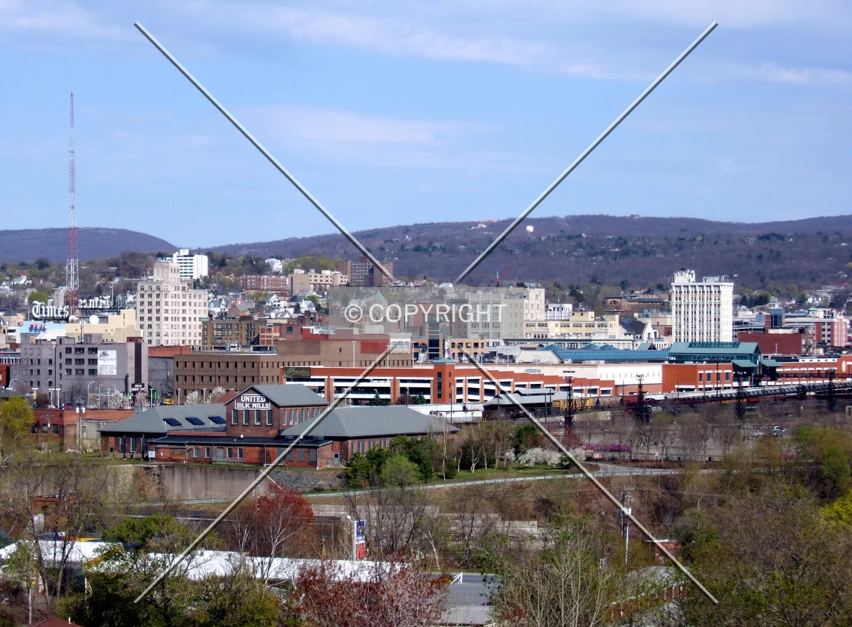 Downtown from the west
