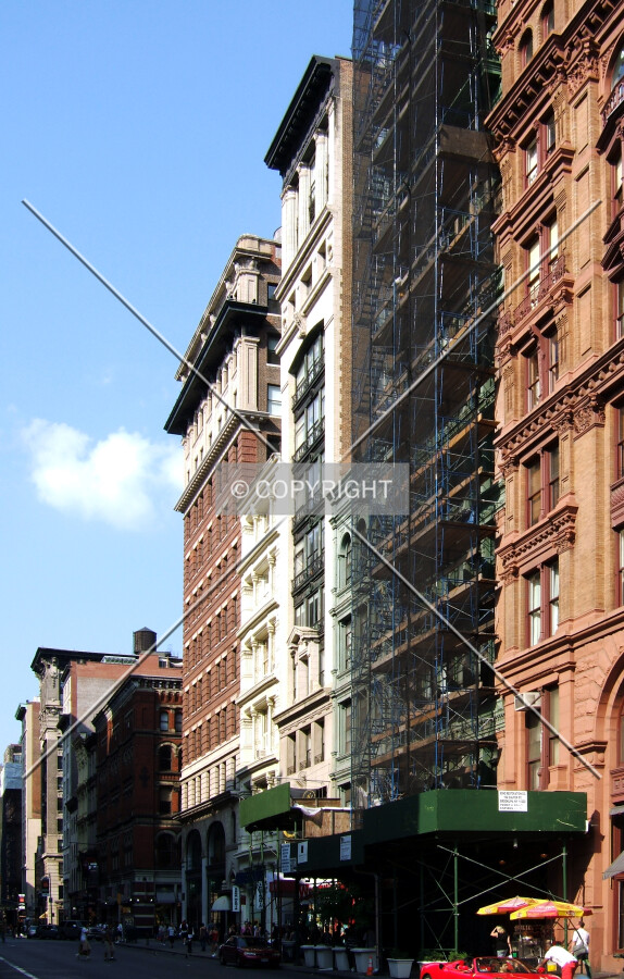 View from the southwest along Broadway
