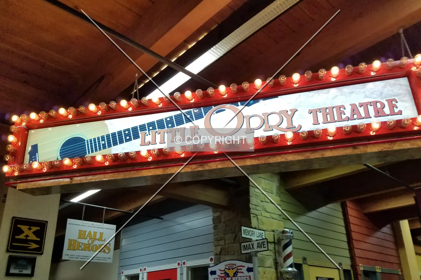 Little Oprty Theatre sign; October 21, 2016