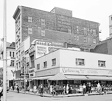 Vintage view from the southwest
