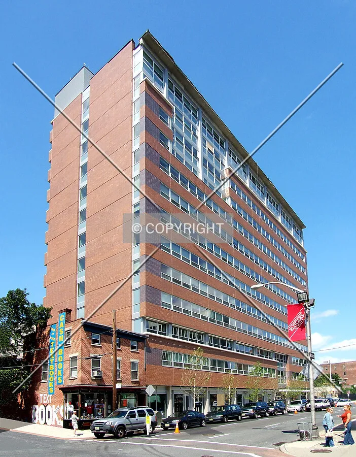 View from the south across University Avenue