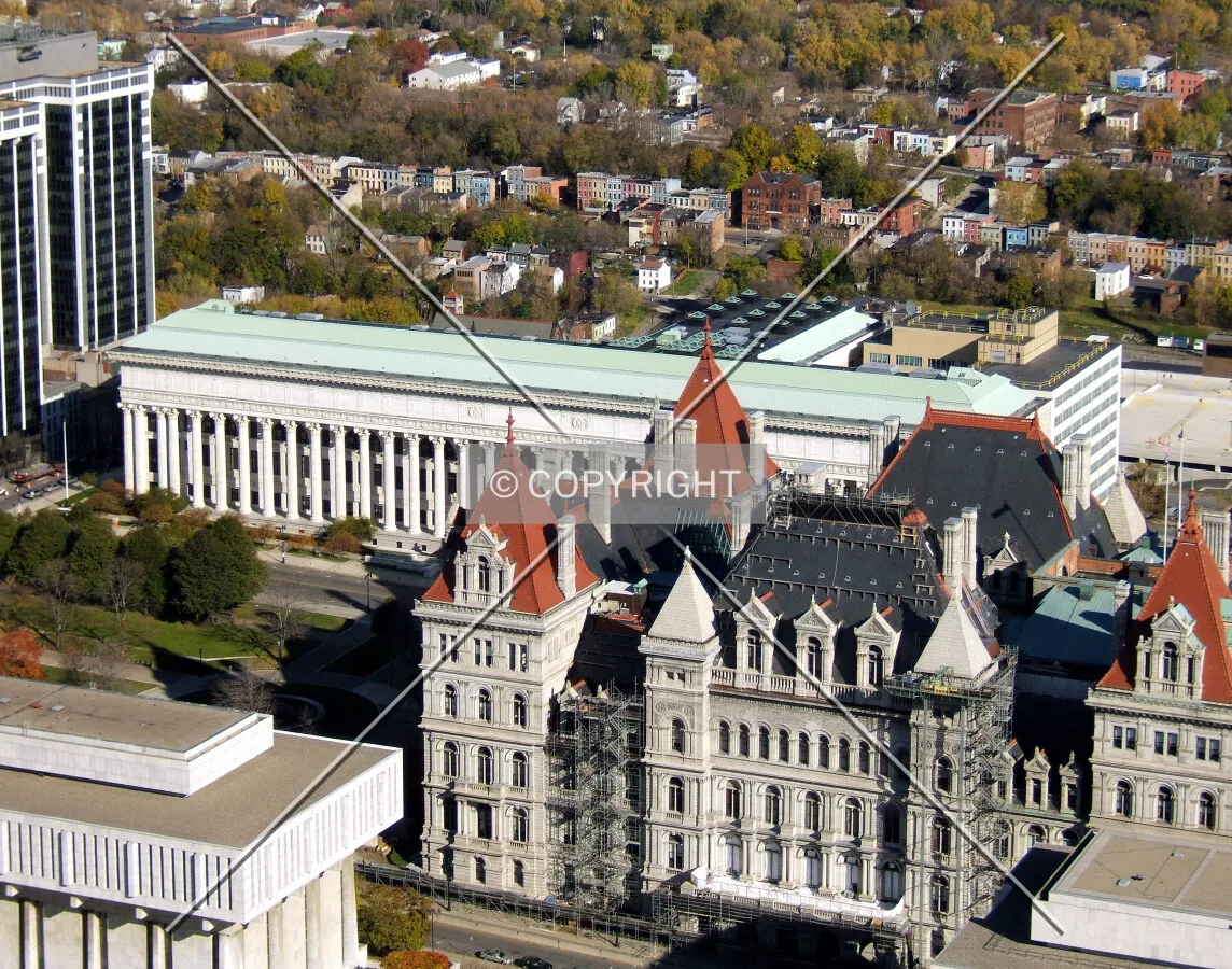 View from the west