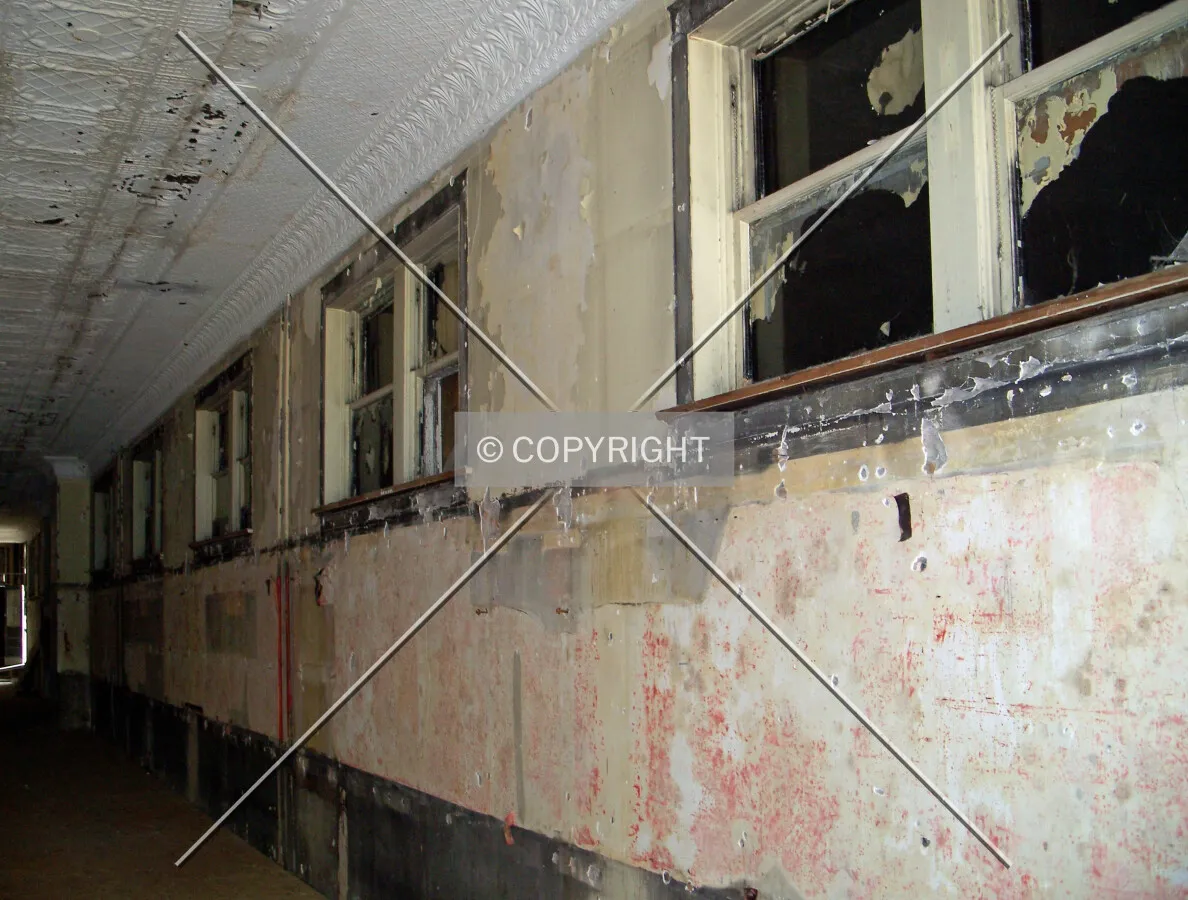 Northern interior wall; March 21, 2008