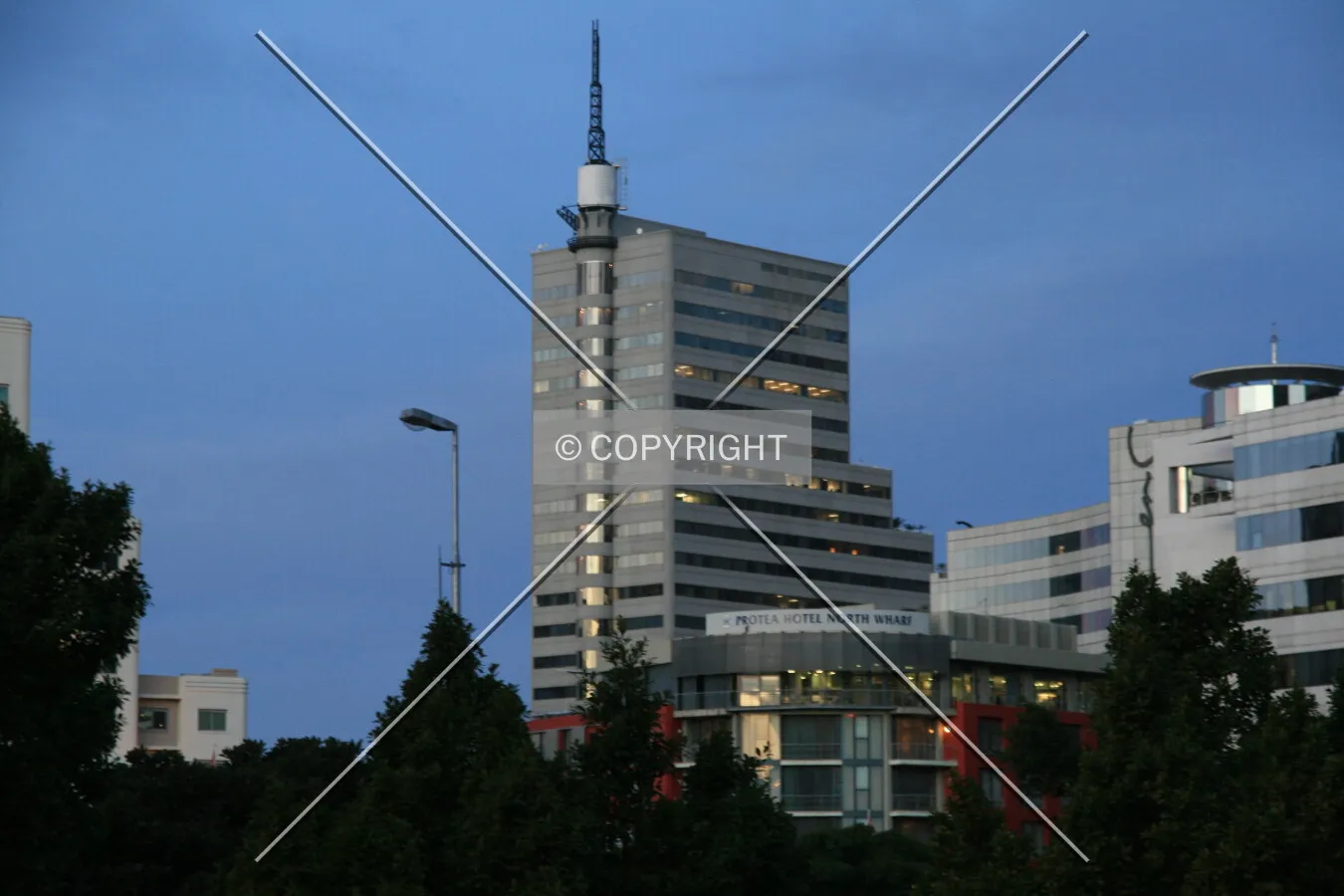 View from Hans Strijdom Avenue.