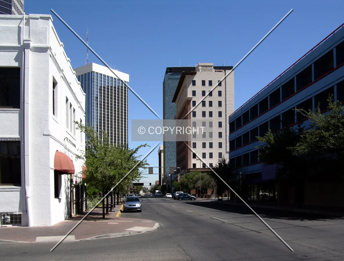 Looking north from Jackson Street