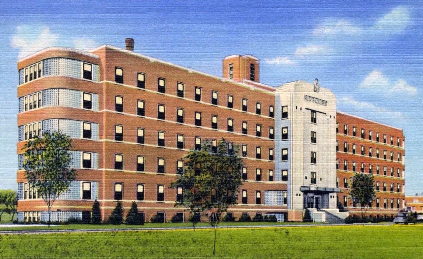 Vintage view from the southeast