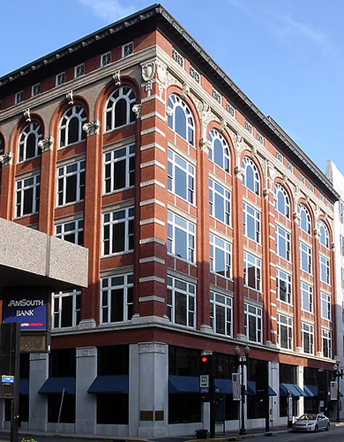 View from the southeast on Gay Street