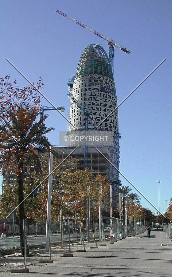 View of the building from Avinguda Diagonal