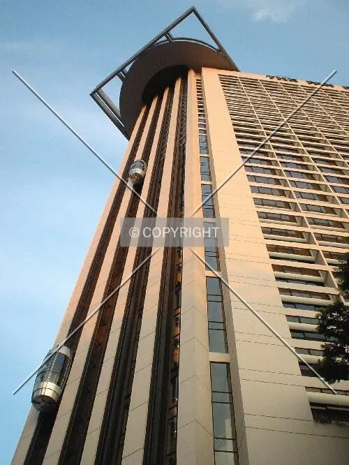 The elevators offer fantastic views as they glide up and down the tower to the northwest