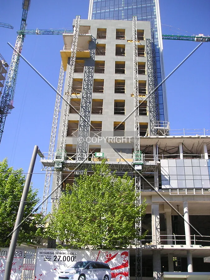 Side facade