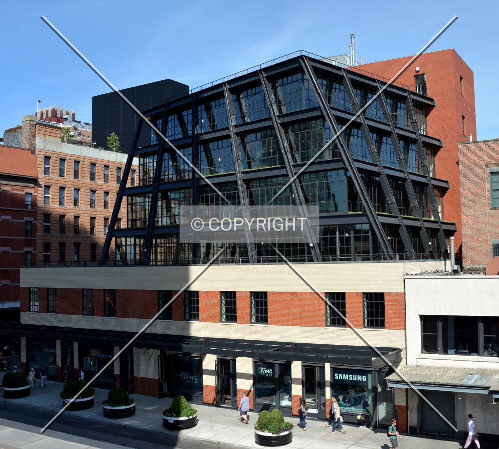 View from the west on the High Line