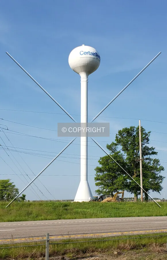 View from the north; May 16, 2019