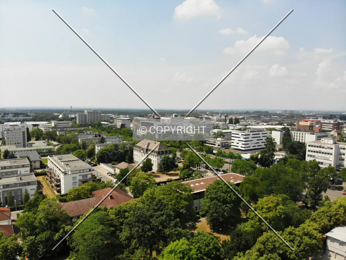 View over Darmstadt - Panorama