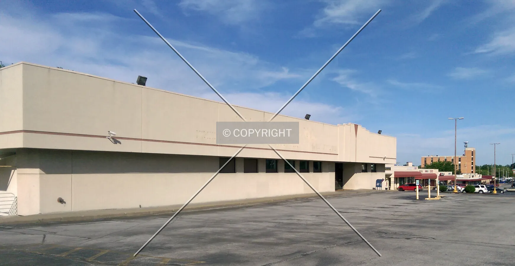 The vacant Walgreens on the western end; May 13, 2015