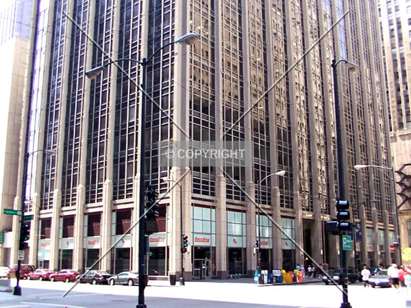 Base of the building from the northeast