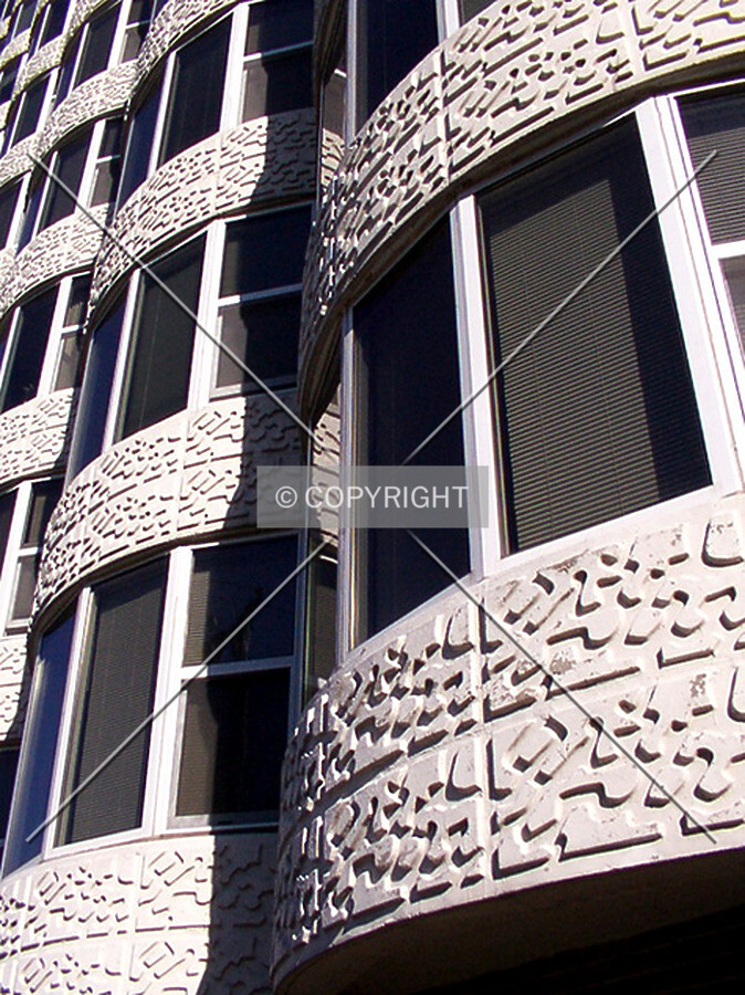 Detail of bay windows