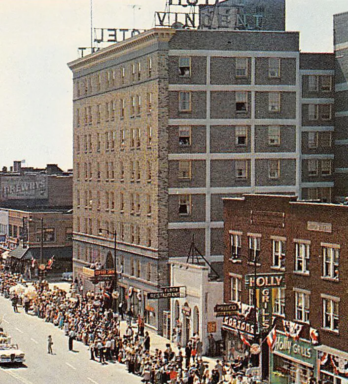 Vintage view from the east