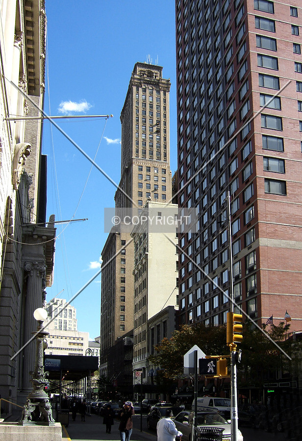 View from the northwest along Montague Street