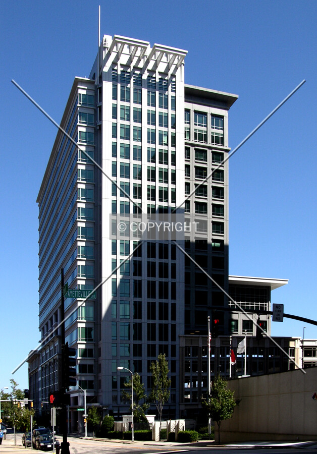 From the west along Fayetteville Street