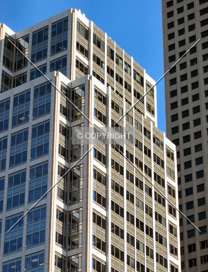 Top of the northwest corner in early evening, from Hennepin Avenue