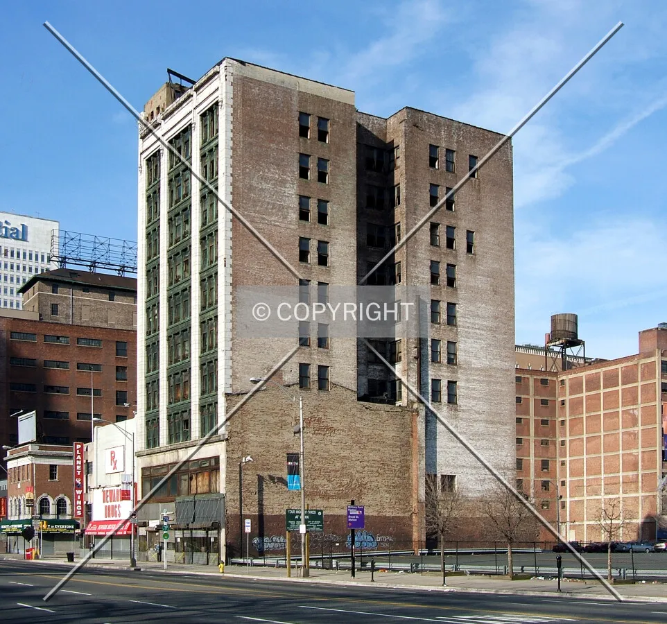 View from the northeast along Broad Street