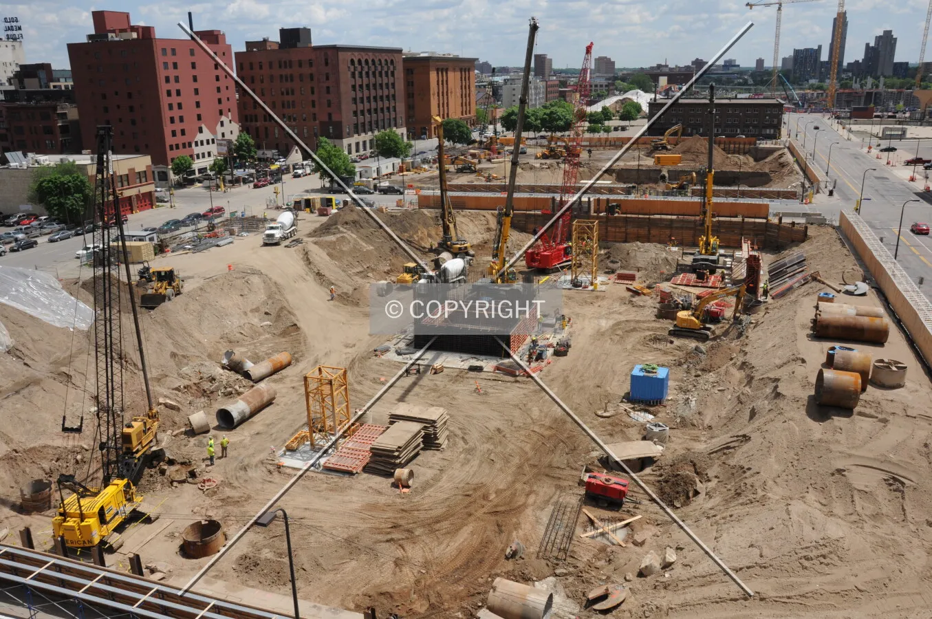 Overview from Jerry Haaf Parking Ramp