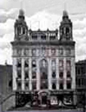 View from the west across Queen Street