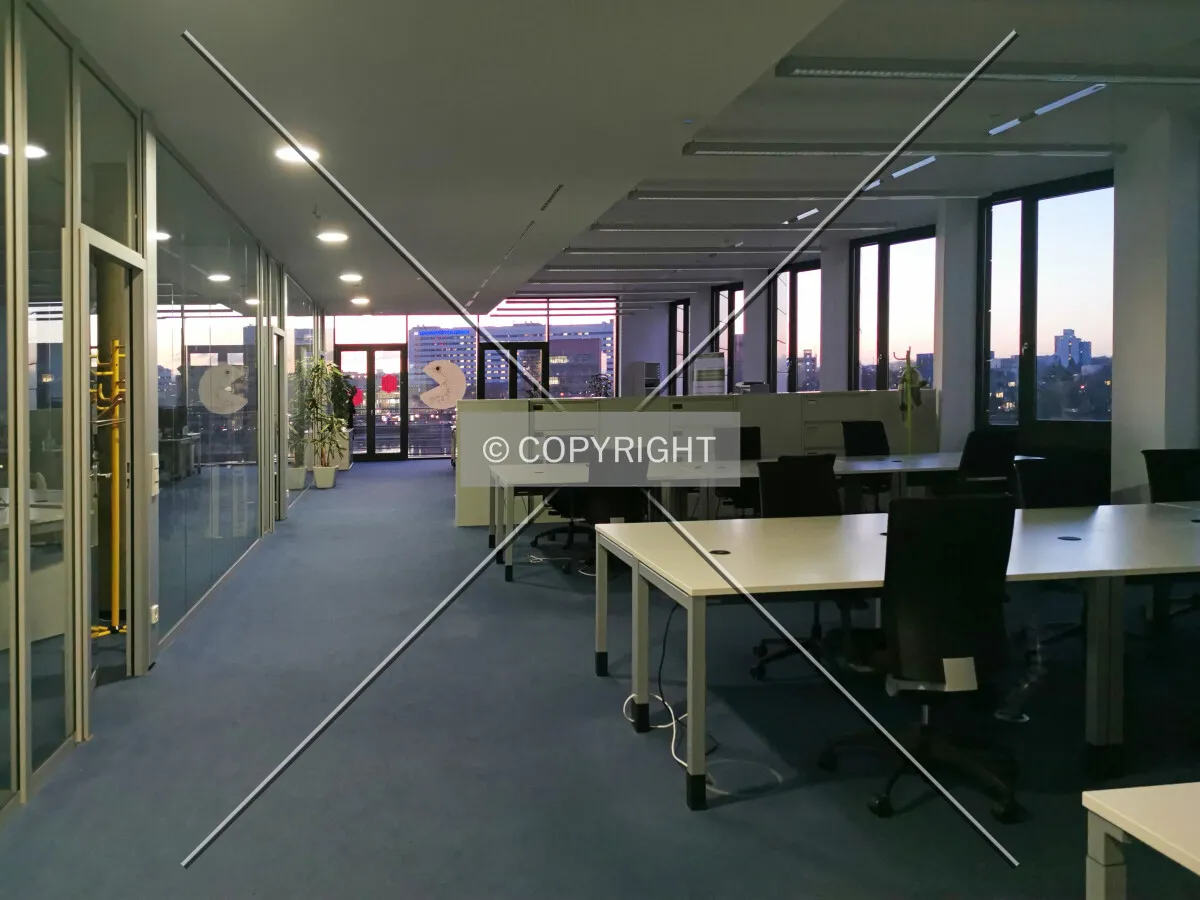 Inside an office