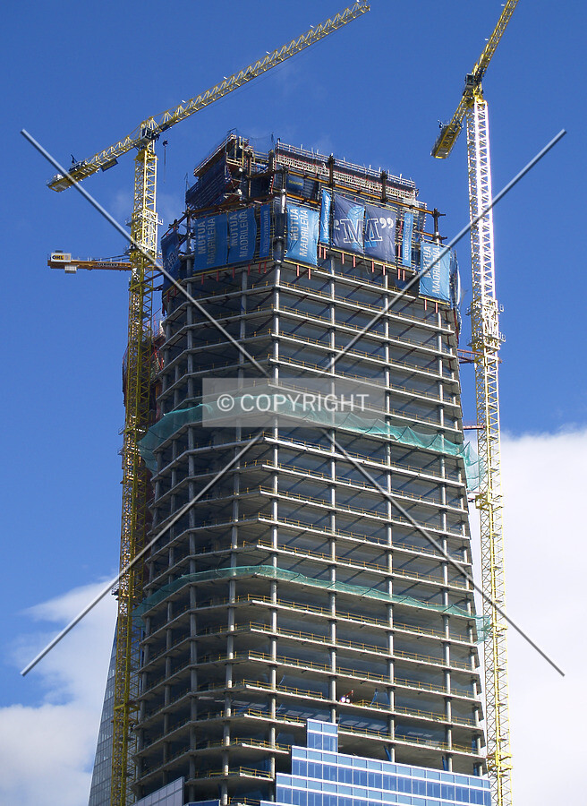 Top floors as seen from the southwest