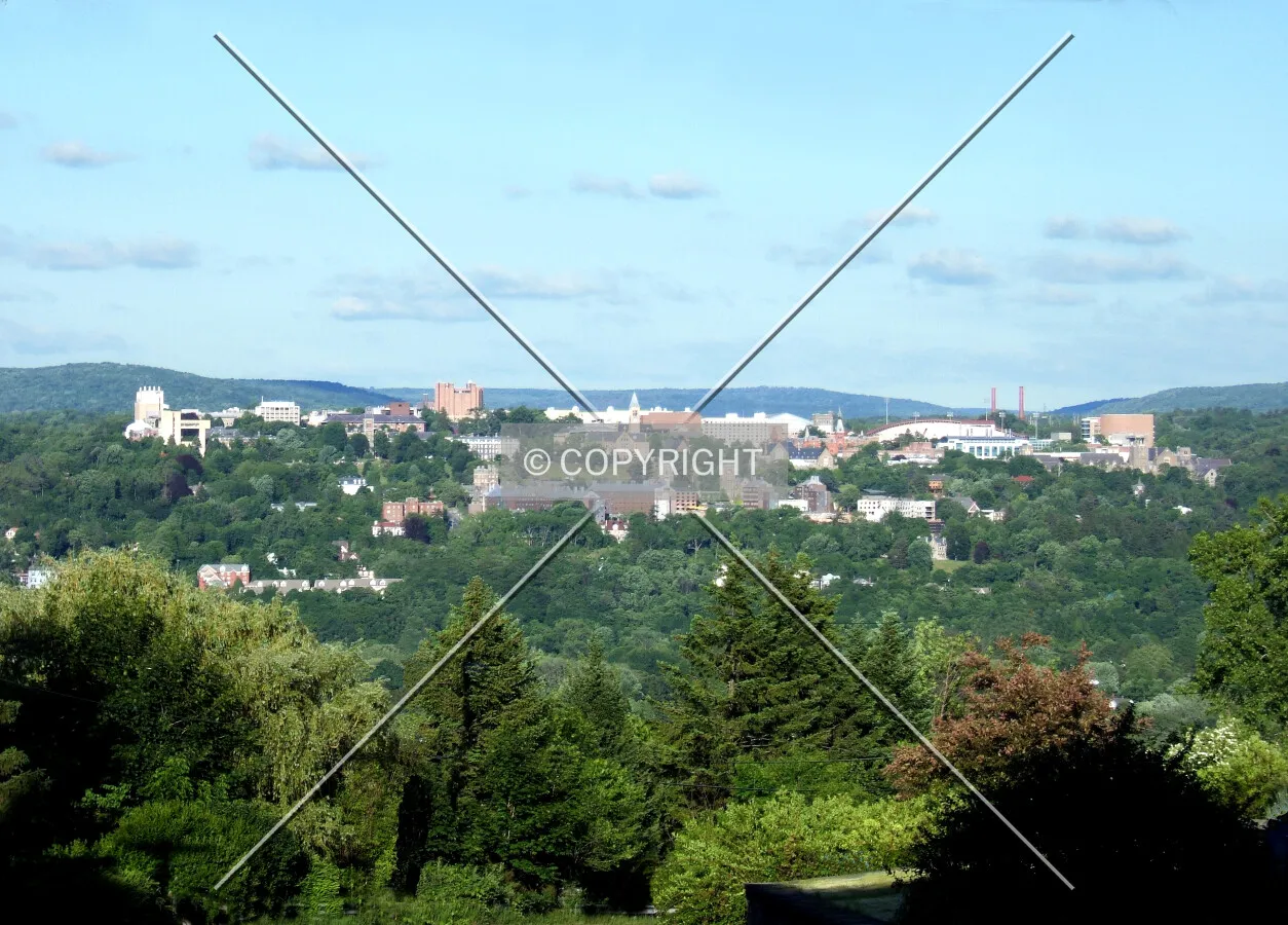 Cornell University Campus from the northwest