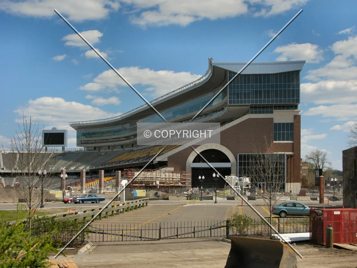View to the east from Williams Arena