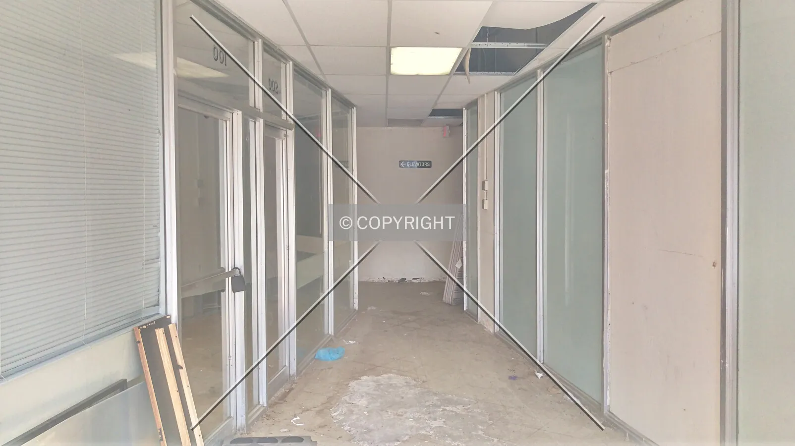 Rear entrance lobby; May 6, 2015