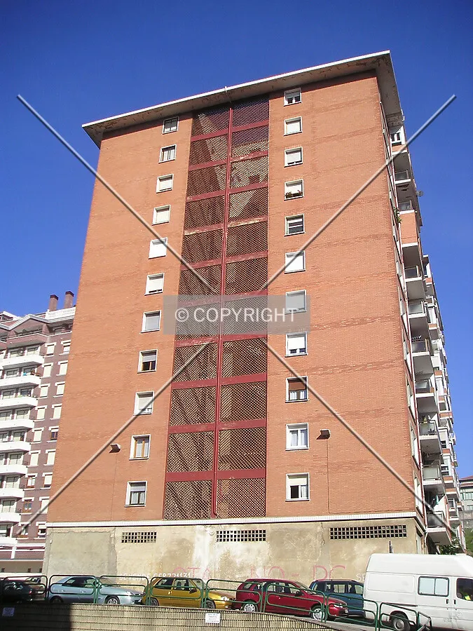 View of the west facade