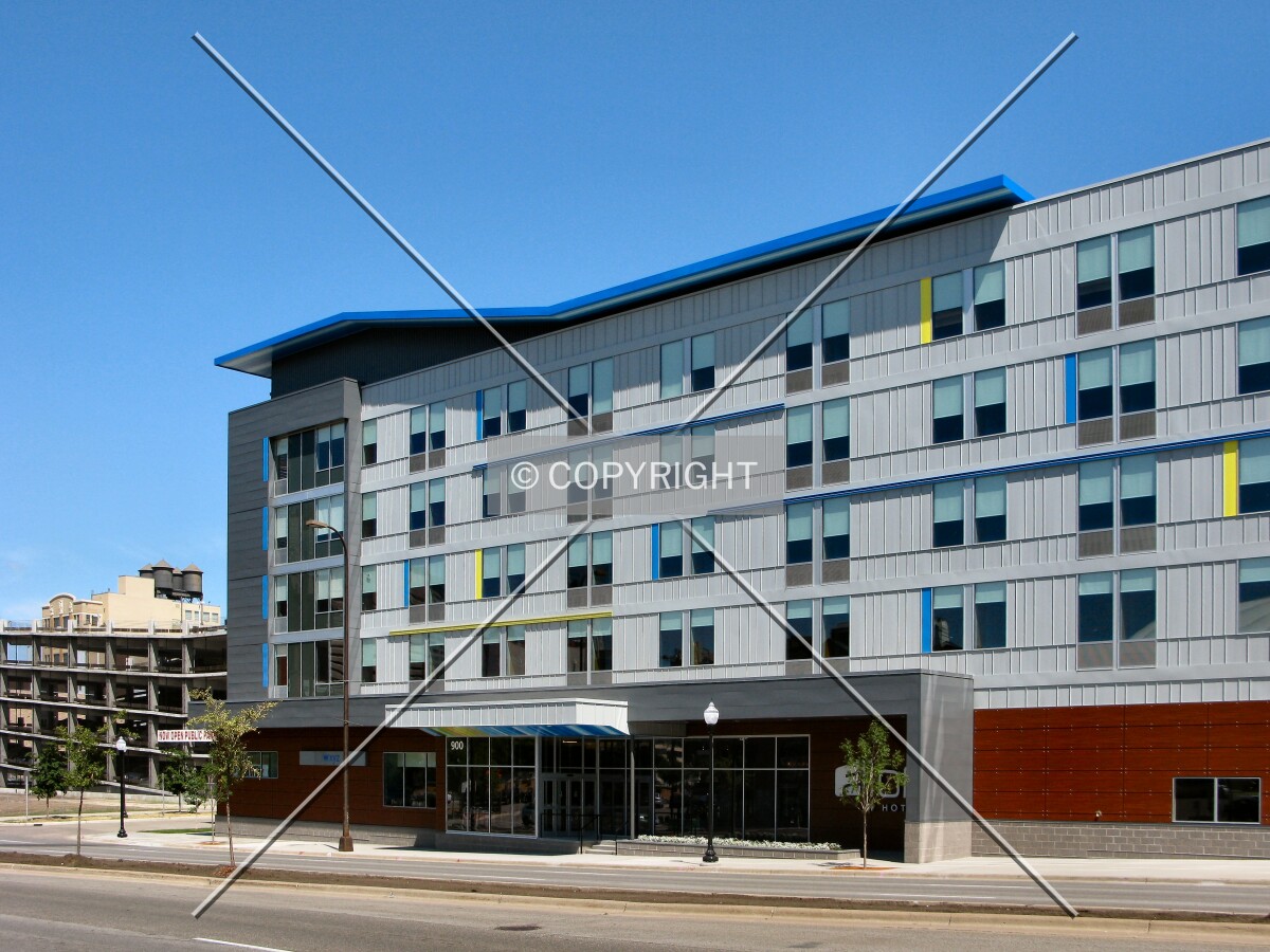West end from across Washington Avenue South