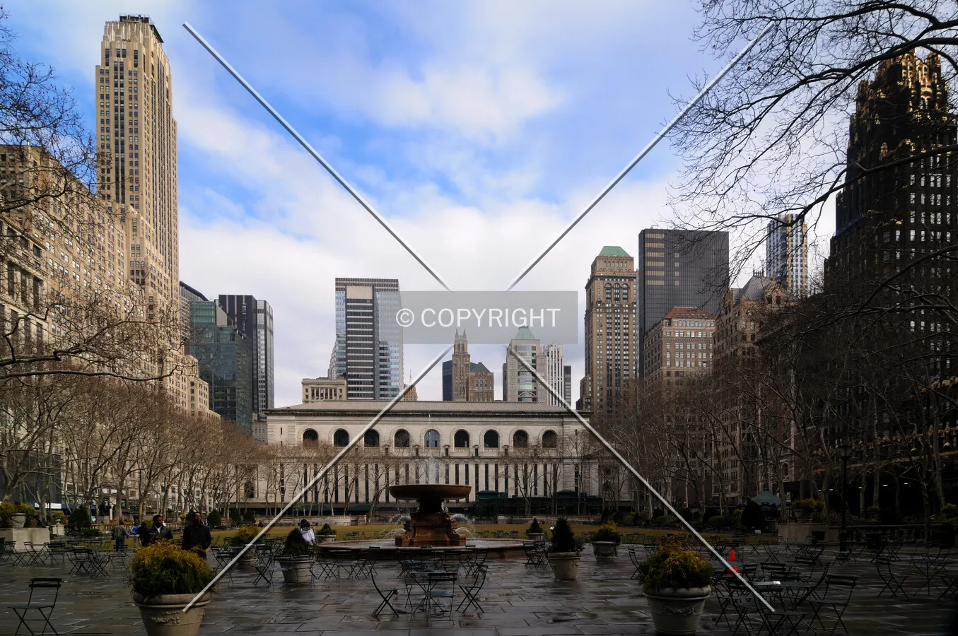 East side seen from Bryant Park