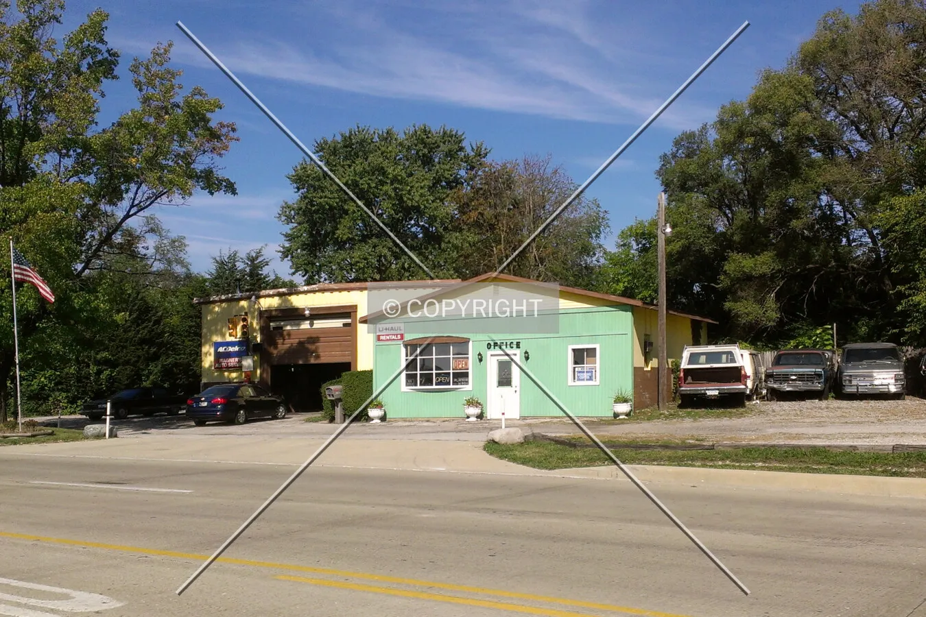 View from the southeast; September 28, 2013