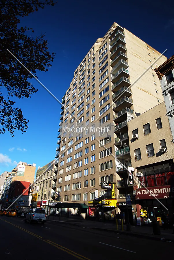 Viewed along West 14th Street