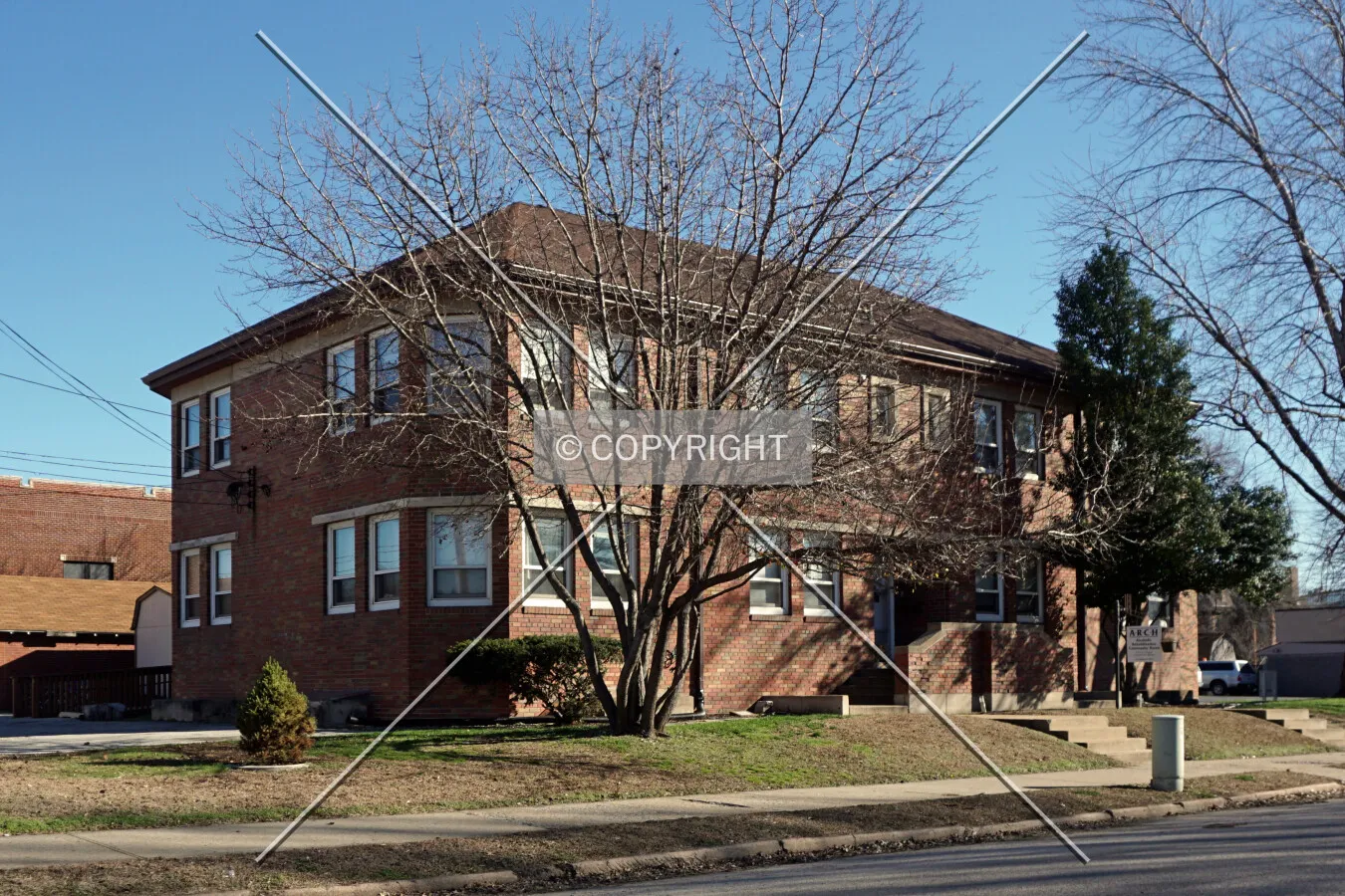 View from the west; January 2, 2016