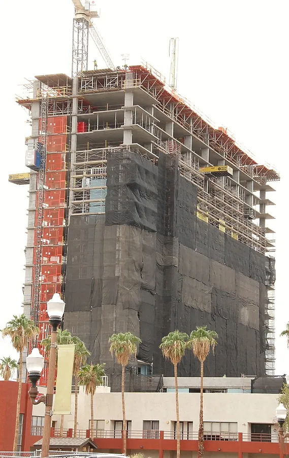 View from the northeast