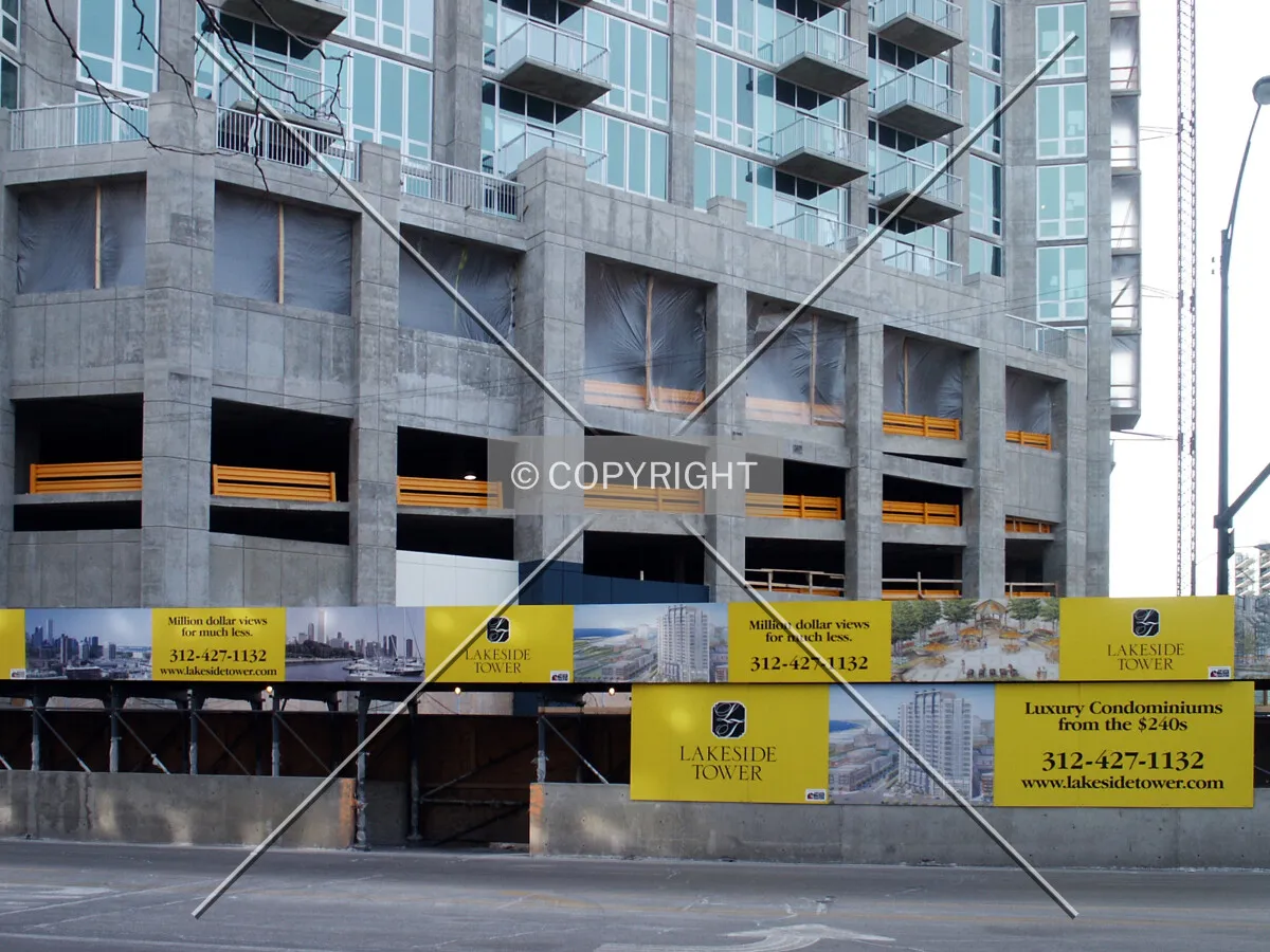 Lower floors from across Indiana Avenue