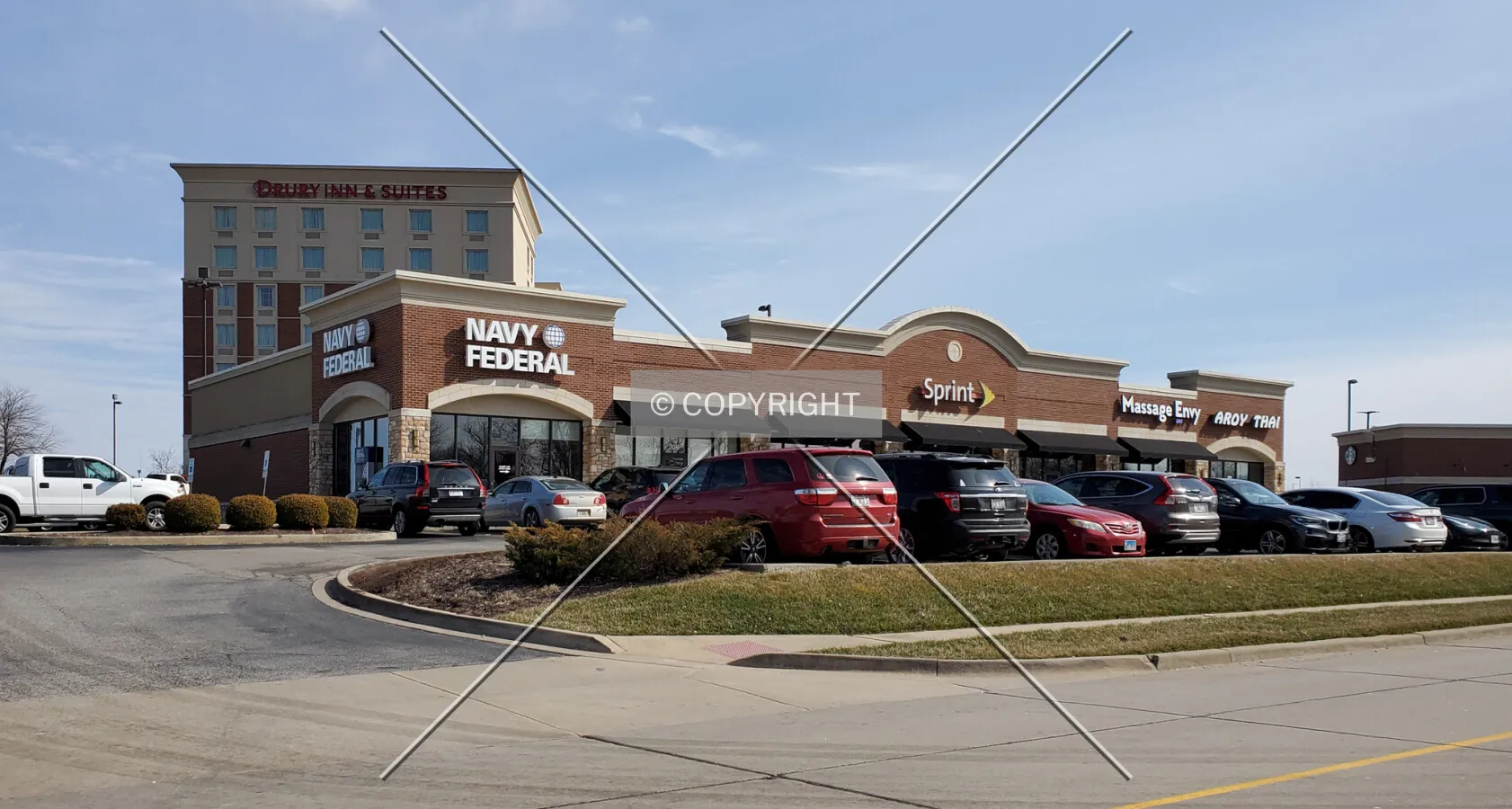Southwest view; February 20, 2020