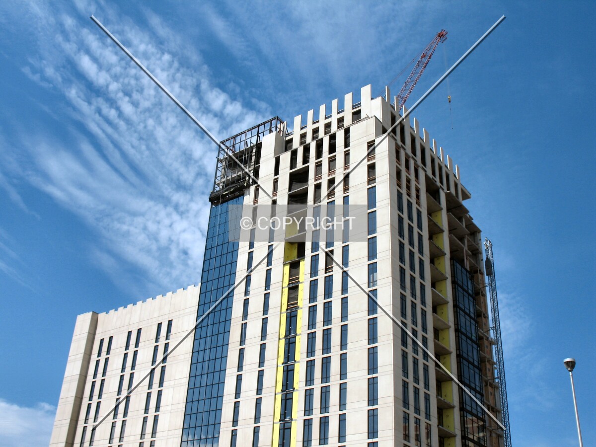 Looking up from the Leamington Ramp