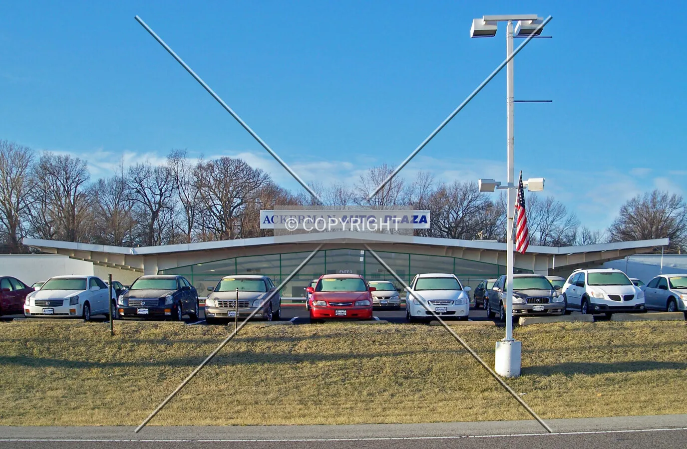 View from the northeast
