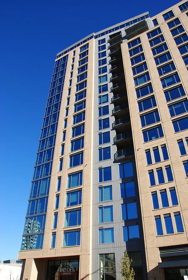 Looking up from the southwest