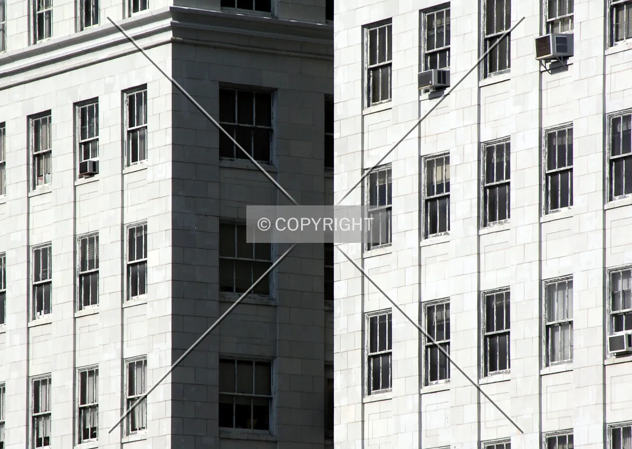 Detail of the western facade
