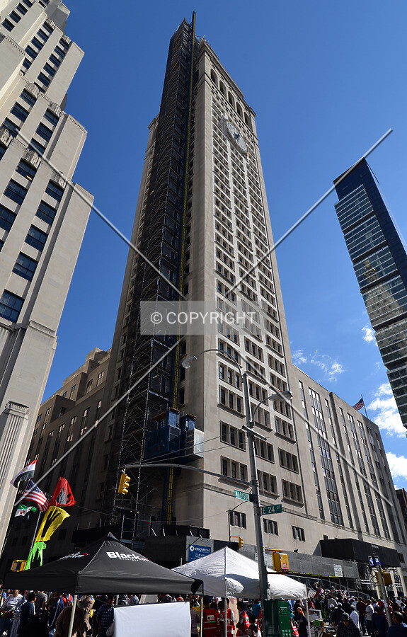 View from the northwest on Madison Avenue