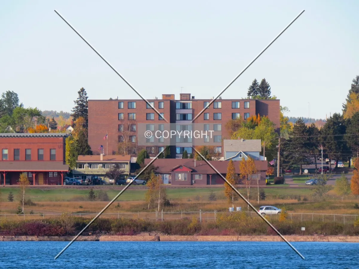 View across Agate Bay from the Two Harbors Breakwater