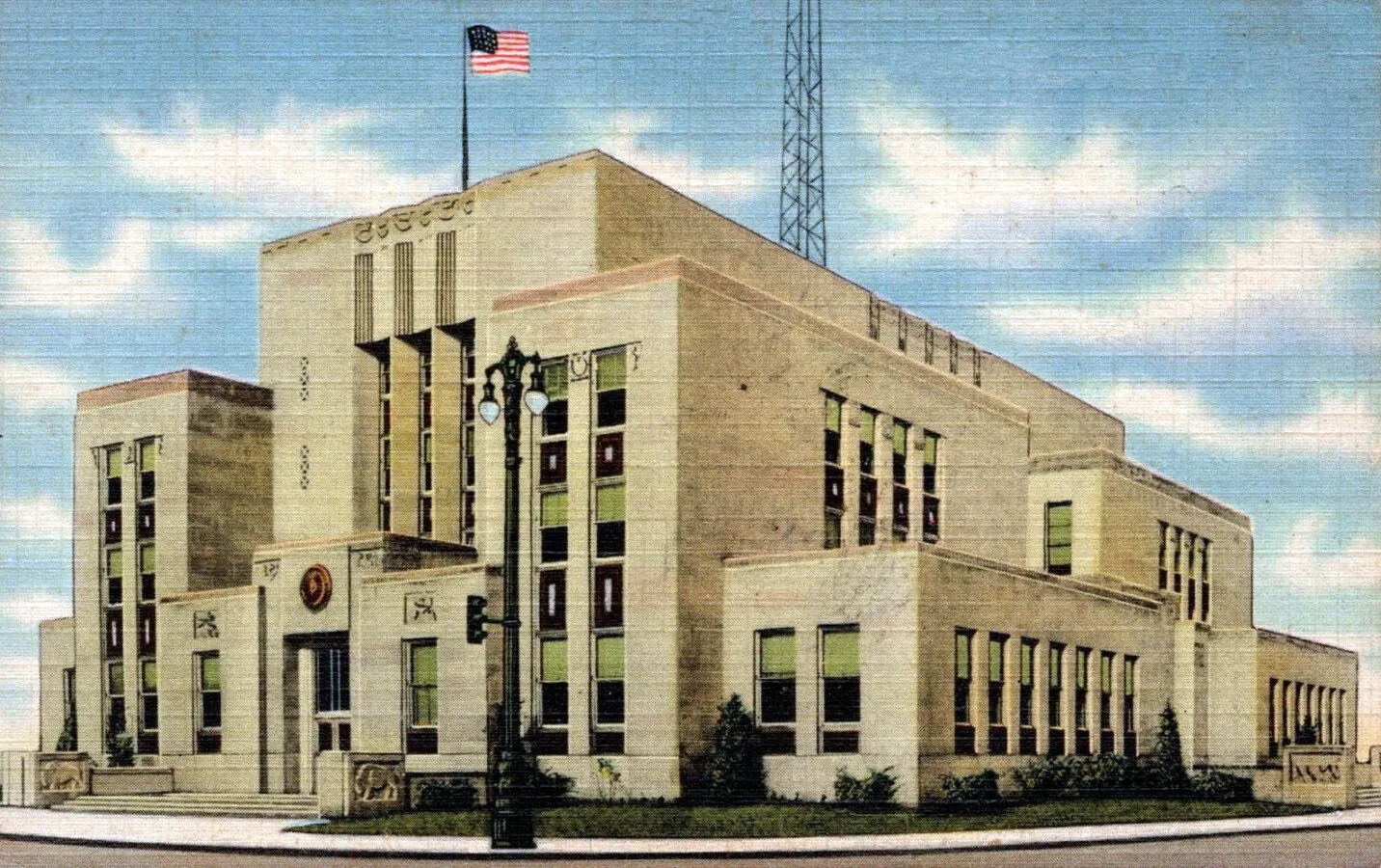Vintage view from the west
