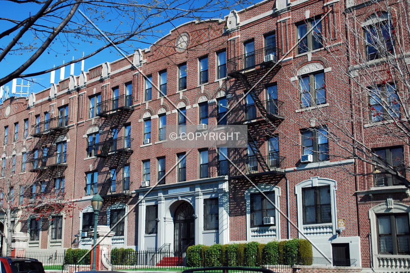 View along Eastern Parkway